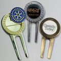 Magnetic Golf Divot Tool with Ball Marker.